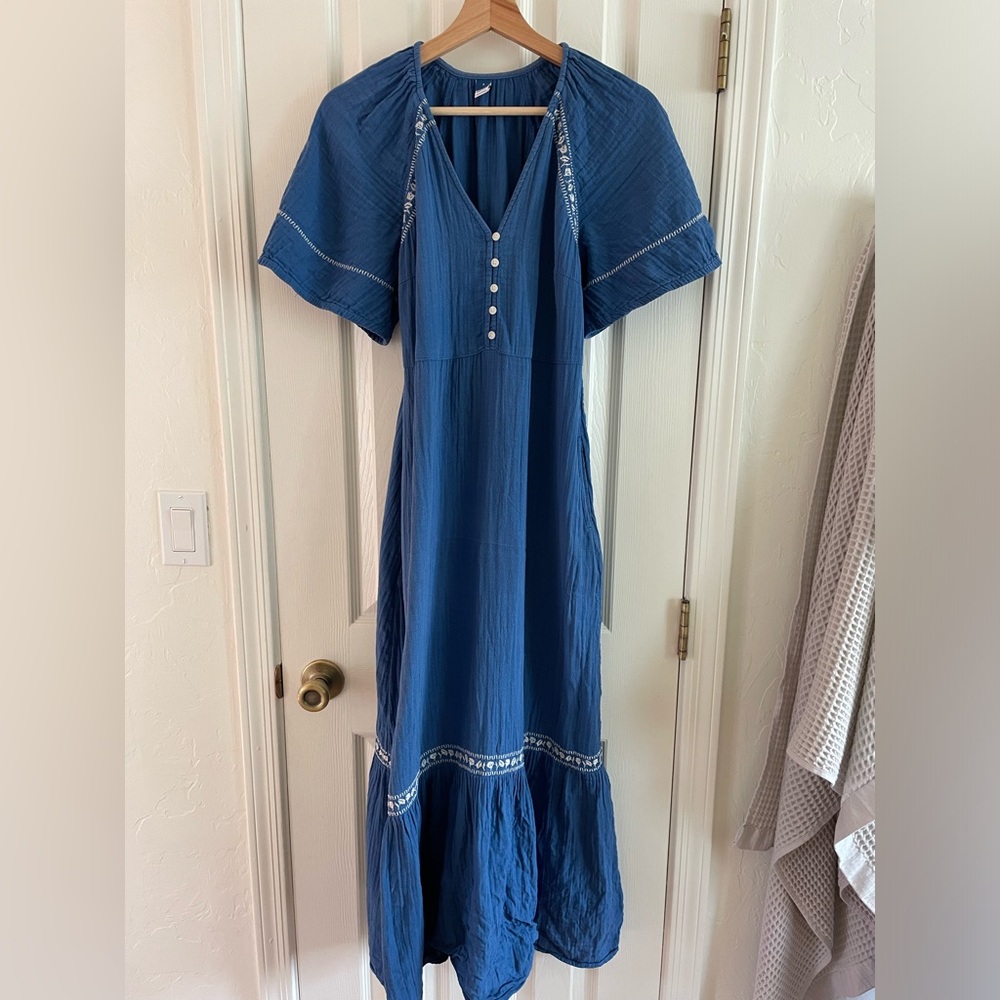 Old Navy Cotton Gauzy Boho Maxi Dress S